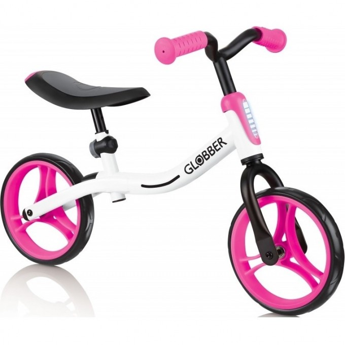 Беговел GLOBBER GO BIKE белый-розовый 610-162 Беговел GLOBBER GO BIKE белый-розовый 610-162