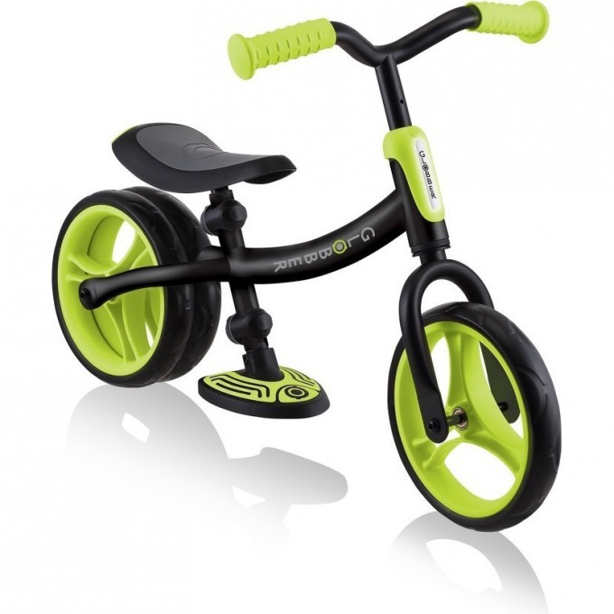 Беговел GLOBBER GO BIKE DUO Черно-зеленый 614-106 Беговел GLOBBER GO BIKE DUO Черно-зеленый 614-106