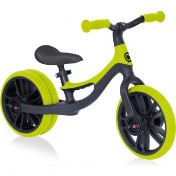 Беговел GLOBBER GO BIKE ELITE DUO, черно-зеленый