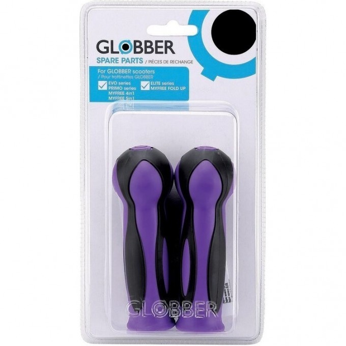 Грипсы GLOBBER DUAL COLOR 2 HANDLE Фиолетовый 526-003-103 Грипсы GLOBBER DUAL COLOR 2 HANDLE Фиолетовый 526-003-103