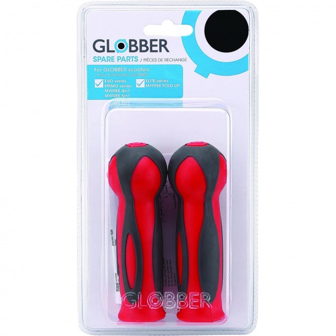 Грипсы GLOBBER DUAL COLOR 2 HANDLE Красный 526-003-102 Грипсы GLOBBER DUAL COLOR 2 HANDLE Красный 526-003-102