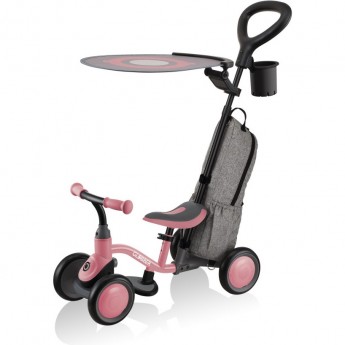 Каталка-беговел GLOBBER LEARNING BIKE 3 в 1 DELUXE, пастельно-розовый