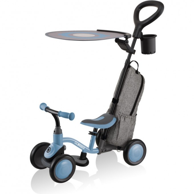 Каталка-беговел GLOBBER LEARNING BIKE 3 в 1 DELUXE, пастельно-синий 639-200 Каталка-беговел GLOBBER LEARNING BIKE 3 в 1 DELUXE, пастельно-синий 639-200