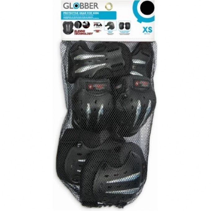 Комплект защиты GLOBBER FILA JUNIOR ( 25-50KG ) 554-120 Комплект защиты GLOBBER FILA JUNIOR ( 25-50KG ) 554-120