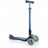 Самокат GLOBBER ELITE DELUXE FLASH LIGHTS Синий 449-100-3