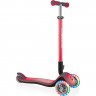 Самокат GLOBBER ELITE DELUXE LIGHTS Красный 444-402