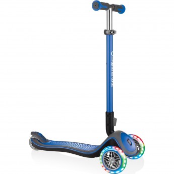 Самокат GLOBBER ELITE DELUXE LIGHTS Синий