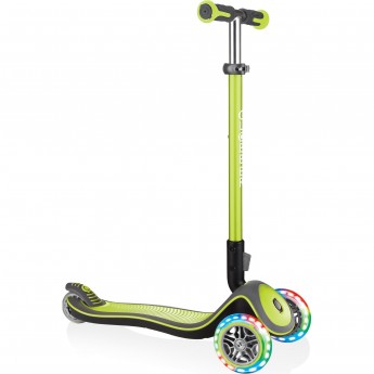 Самокат GLOBBER ELITE DELUXE LIGHTS Зеленый
