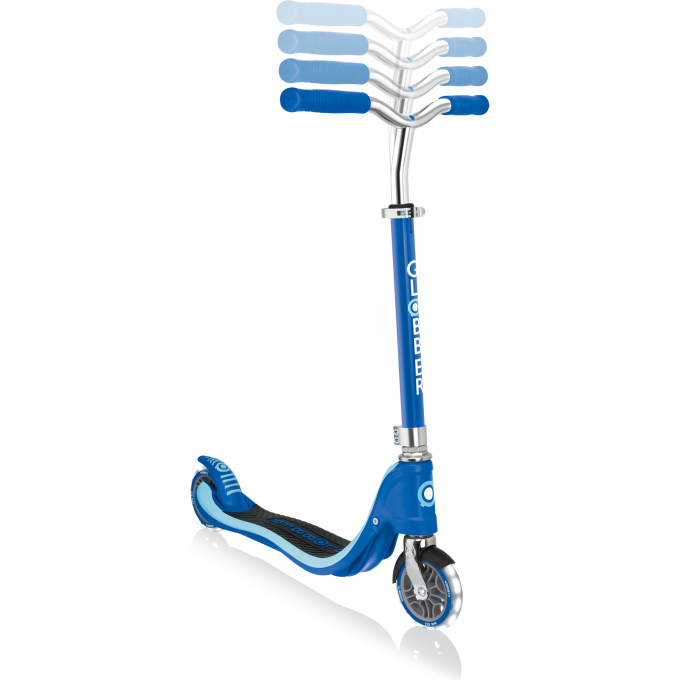Самокат GLOBBER FLOW 125 LIGHTS голубой 772-100 Самокат GLOBBER FLOW 125 LIGHTS голубой 772-100