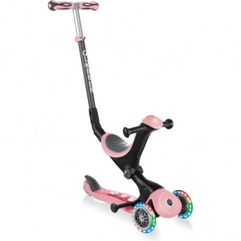 Самокат GLOBBER GO UP DELUXE FANTASY LIGHTS Пастельно-розовый