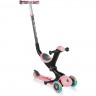 Самокат GLOBBER GO UP DELUXE FANTASY LIGHTS Пастельно-розовый 647-211