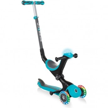Самокат GLOBBER GO UP DELUXE PLAY LIGHTS Бирюзовый