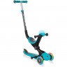Самокат GLOBBER GO UP DELUXE PLAY LIGHTS Бирюзовый 648-105