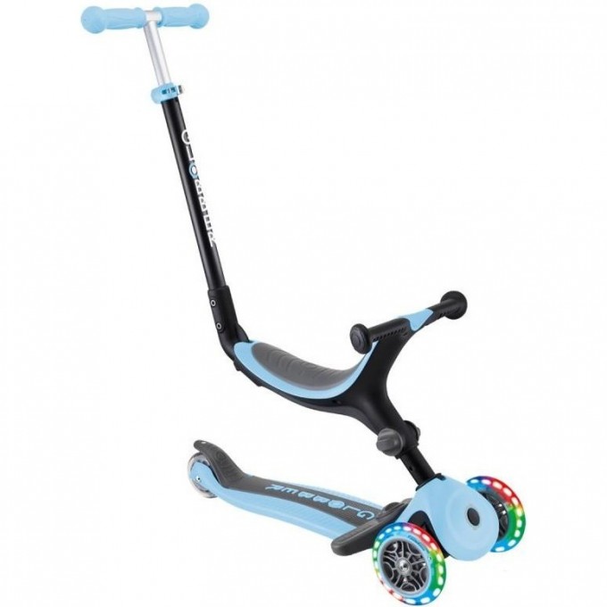 Самокат GLOBBER GO UP FOLDABLE LIGHTS Пастельно-голубой 643-200 Самокат GLOBBER GO UP FOLDABLE LIGHTS Пастельно-голубой 643-200