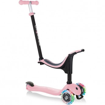 Самокат GLOBBER GO UP SPORTY LIGHTS Пастельно-розовый