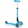 Самокат GLOBBER JUNIOR FOLDABLE FANTASY LIGHTS Голубой 433-101