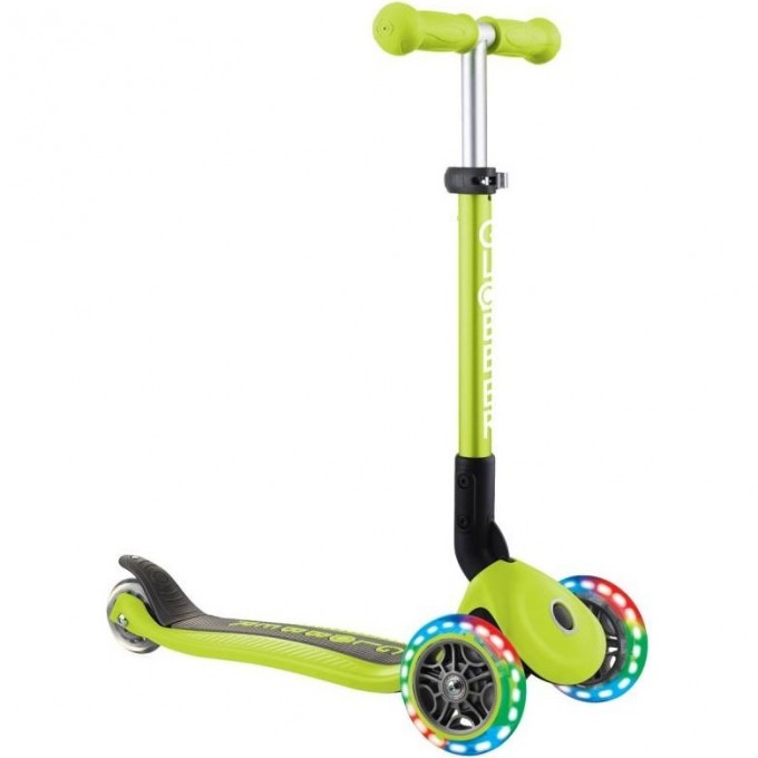 Самокат GLOBBER JUNIOR FOLDABLE LIGHTS Зеленый 437-106 Самокат GLOBBER JUNIOR FOLDABLE LIGHTS Зеленый 437-106