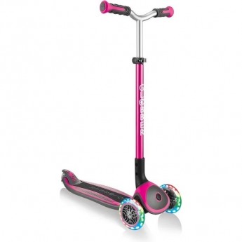Самокат GLOBBER MASTER LIGHTS, складной Розовый