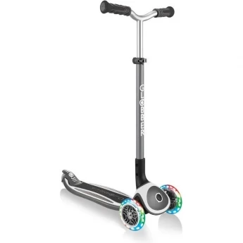 Самокат GLOBBER MASTER LIGHTS, складной Серый