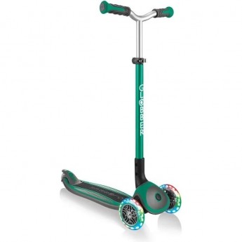 Самокат GLOBBER MASTER LIGHTS, складной Зеленый