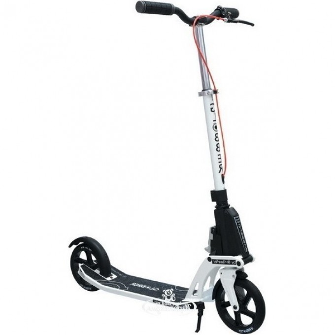 Самокат GLOBBER ONE K 180 с ручным тормозом Белый 499-199 Самокат GLOBBER ONE K 180 с ручным тормозом Белый 499-199