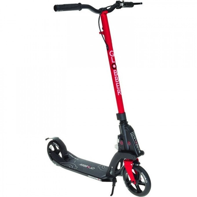 Самокат GLOBBER ONE K 180 с ручным тормозом Красный 499-102 Самокат GLOBBER ONE K 180 с ручным тормозом Красный 499-102