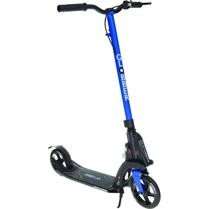 Самокат GLOBBER ONE K 180 с ручным тормозом Синий 499-192 Самокат GLOBBER ONE K 180 с ручным тормозом Синий 499-192