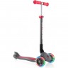 Самокат GLOBBER PRIMO FOLDABLE LIGHTS красно-черный 432-120-2