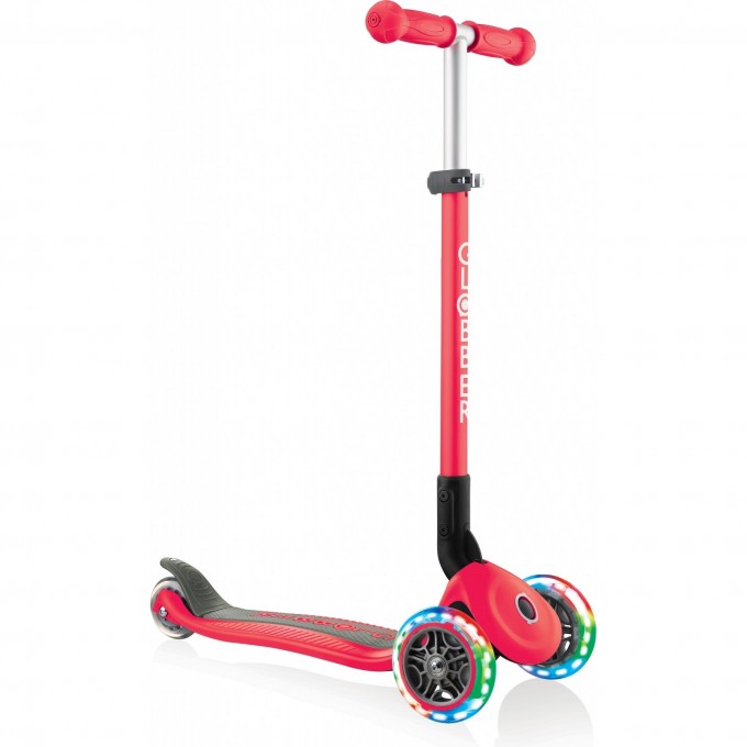 Самокат GLOBBER PRIMO FOLDABLE LIGHTS Красный 432-102-2 Самокат GLOBBER PRIMO FOLDABLE LIGHTS Красный 432-102-2