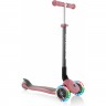 Самокат GLOBBER PRIMO FOLDABLE LIGHTS Пастельно-розовый 432-210-2