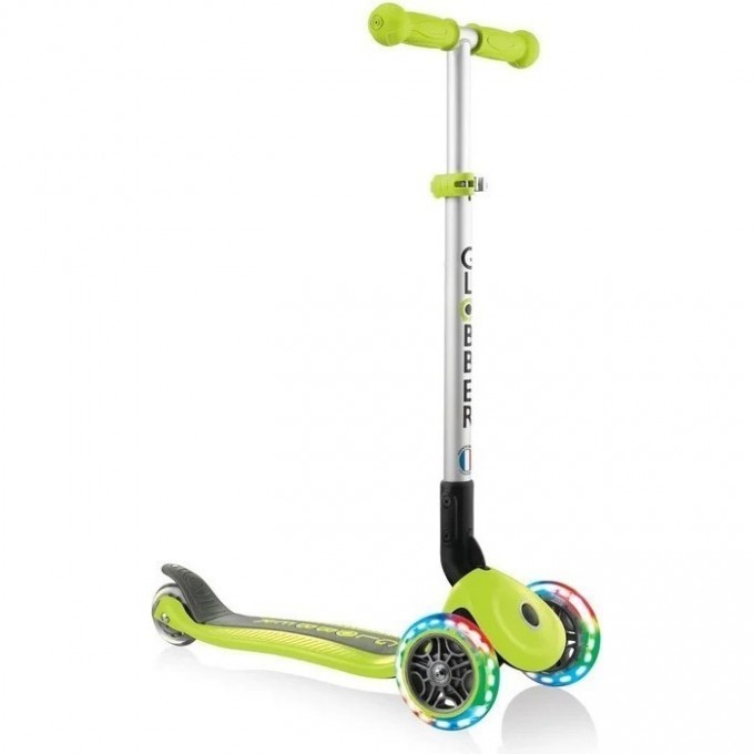 Самокат GLOBBER PRIMO FOLDABLE LIGHTS Зеленый 432-106-2 Самокат GLOBBER PRIMO FOLDABLE LIGHTS Зеленый 432-106-2