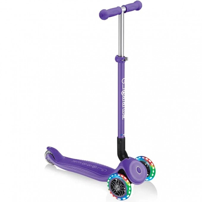 Самокат GLOBBER PRIMO FOLDABLE PLUS LIGHTS Фиолетовый 439-103 Самокат GLOBBER PRIMO FOLDABLE PLUS LIGHTS Фиолетовый 439-103