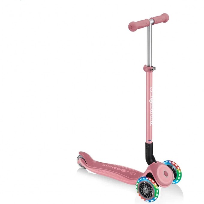 Самокат GLOBBER PRIMO FOLDABLE PLUS LIGHTS V2 Розовый 439-610-2 Самокат GLOBBER PRIMO FOLDABLE PLUS LIGHTS V2 Розовый 439-610-2