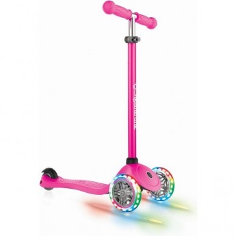 Самокат GLOBBER PRIMO LIGHTS розовый