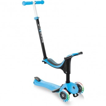 Самокат GLOBER GO UP SPORTY PLUS LIGHTS Голубой