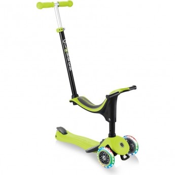 Самокат GLOBER GO UP SPORTY PLUS LIGHTS Зеленый