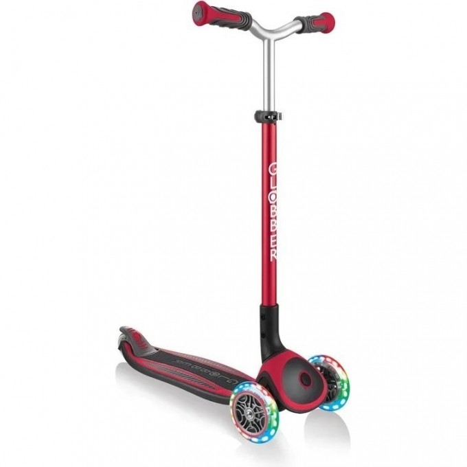 Самокат складной GLOBBER MASTER LIGHTS красный 662-102-2 Самокат складной GLOBBER MASTER LIGHTS красный 662-102-2