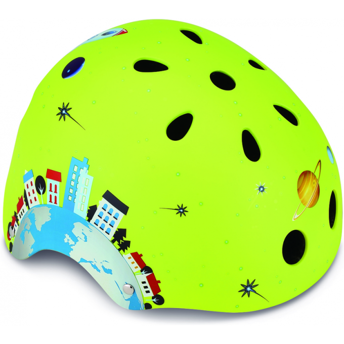 Шлем GLOBBER PRINTED JUNIOR XXS/XS Зеленый 504-005 Шлем GLOBBER PRINTED JUNIOR XXS/XS Зеленый 504-005