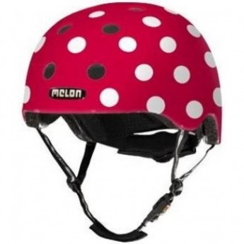 Шлем MELON XL-XXL, с рисунком DOTTY WHITE