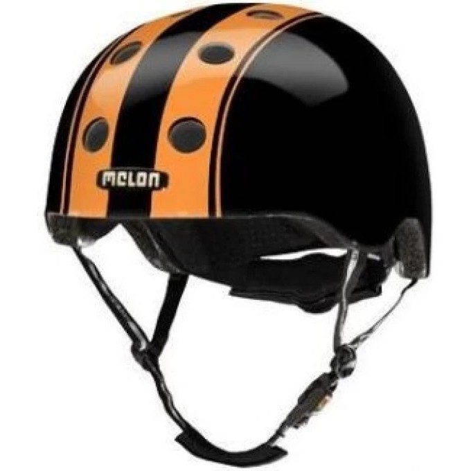 Шлем MELON XL-XXL, в полоску DOUBLE ORANGE BLACK 162203 Шлем MELON XL-XXL, в полоску DOUBLE ORANGE BLACK 162203