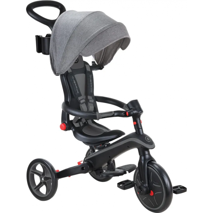 Велосипед-беговел GLOBBER TRIKE EXPLORER FOLDABLE 4 в 1 Black-Grey 732-120 Велосипед-беговел GLOBBER TRIKE EXPLORER FOLDABLE 4 в 1 Black-Grey 732-120