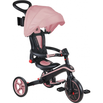 Велосипед-беговел GLOBBER TRIKE EXPLORER FOLDABLE 4 в 1 Deep Pastel Pink